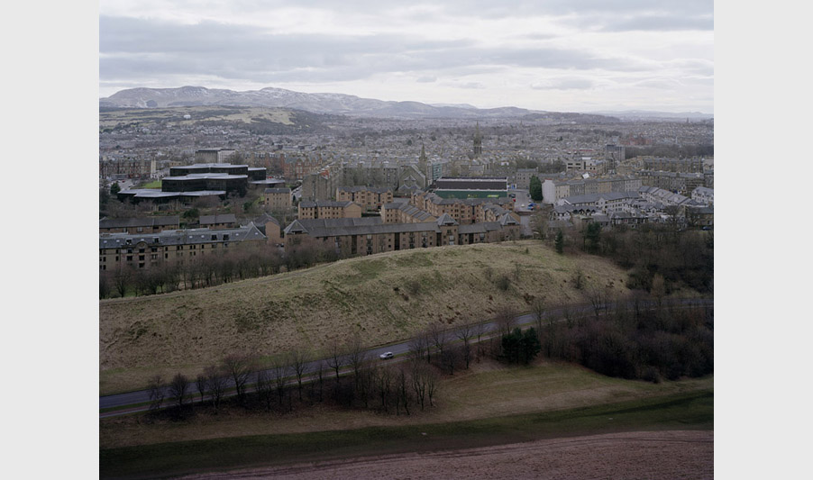 Southwest view from Holyrood Park at St.Leonard s. March 2010. Edinburgh photo survey. edi009